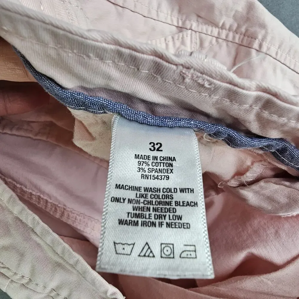 Aeropostale Chino Shorts Pink - Men’s 32 - 8” Inseam